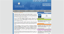 Desktop Screenshot of frontlinesoft.com