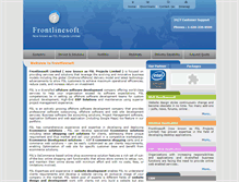 Tablet Screenshot of frontlinesoft.com